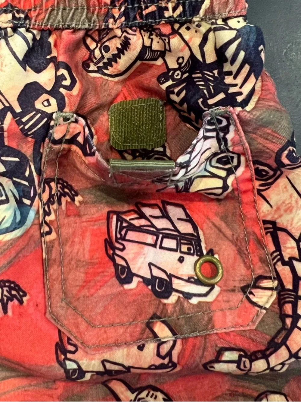 Disney Pixar Cars on the Road Swimming Trunks Shorts Toddler Boys Sz 4